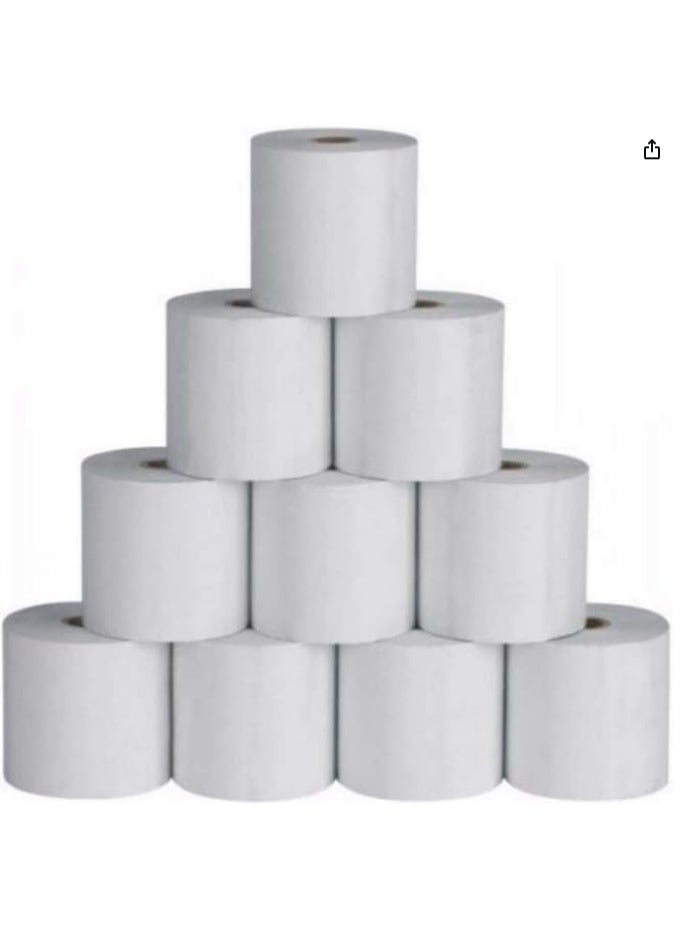 65gsm POS Rolls/Cash Rolls 80mm x 80m x 1/2" core Thermal - Image 1